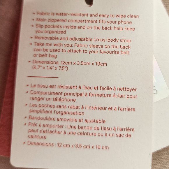 Lululemon Future Legacy Crossbody Bag Crimson Red - Picture 6 of 9